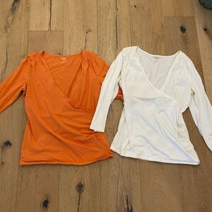 Set of Michael Kors tops size large but can fit m/l
